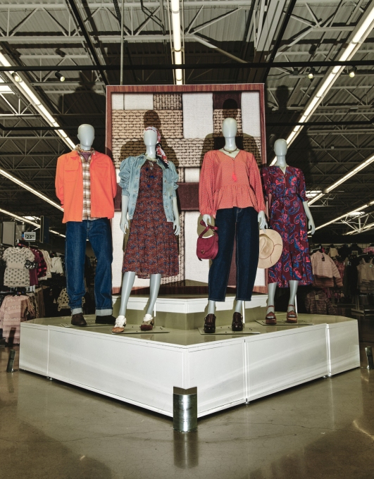Walmart’s new Scenario brand will take up space in its stores previously filled by its existing low-price women’s store brand, Time and Tru.