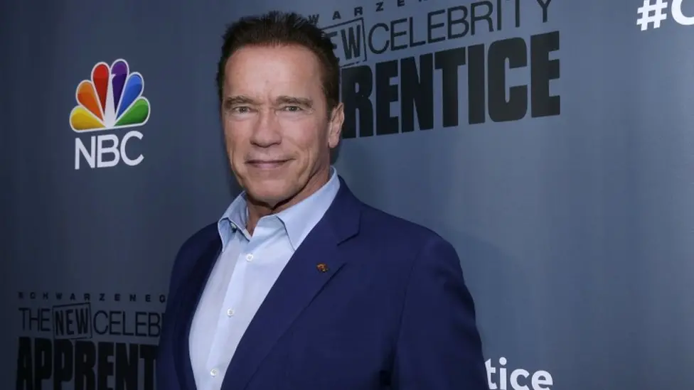 ArnieImage source, AP Image caption, The two celebrities have often clashed over the Apprentice