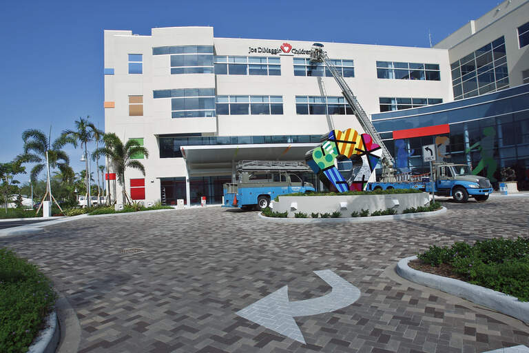 Joe DiMaggio Children’s Hospital in Hollywood has seen its number of pediatric patients with COVID-19 soar in recent weeks. Carl Juste MIAMI HERALD STAFF