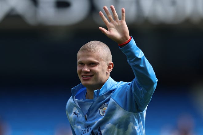 Manchester City star Erling Haaland cuts iconic long hair