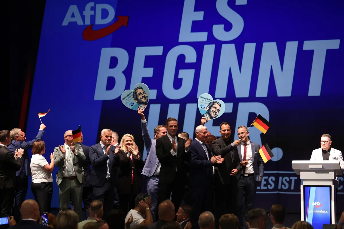 AfD claims landslide victory in German regional election