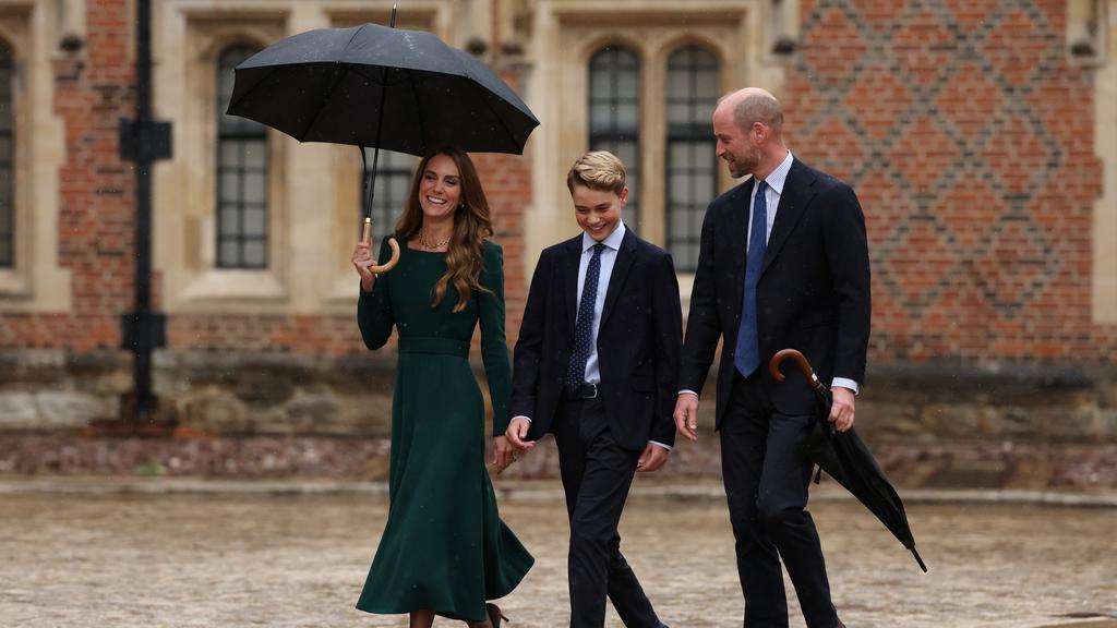 Poignant detail in George’s Eton arrival