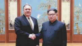 REUTERS / Mike Pompeo, the top US diplomat, met with the North Korean leader during his visit