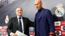 Zidane announced his departure at a news conference held at the club's Valdebebas training ground