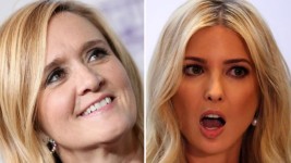 /GETTY IMAGES / Samantha Bee (left) used a highly offensive slur for Ivanka Trump