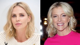 Vera Anderson/WireImage; Steve Mack/Getty Images Charlize Theron (left), Megan Kelly