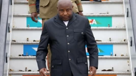 File photo: Burundi's President Evariste Ndayishimiye is welcomed upon arrival at Pulkovo airport ahead of the second Russia-Africa summit, in Saint Petersburg on July 26, 2023. © Peter Kovalev, A