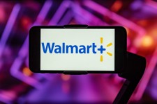 In this photo illustration, the logo of Walmart is seen displayed on a mobile phone screen. Idrees Abbas | SOPA Images | Sipa via AP Images