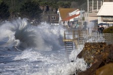 Huge waves damage homes, cause injuries along California coast