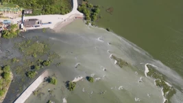 Une mine de sel de Maceio, au Brésil, s'est partiellement écroulée dimanche 10 décembre 2023. © Reuters