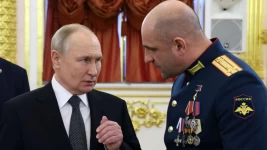 MIKHAIL KLIMENTYEV/Sputnik/AFP It was never in doubt but President Putin confirmed he would run during a Kremlin ceremony in December