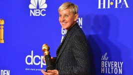 The comedian was honoured with the Carol Burnett award during the 2020 Golden Globe Awards. Picture: FREDERIC J. BROWN / AFP