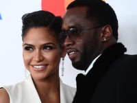 Combs pictured with Cassie Ventura in 2018. Picture: Jewel Samad/AFP
