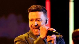 Justin Timberlake performs onstage during the 2024 iHeartRadio Music Awards. Picture: Amy Sussman/Getty Images