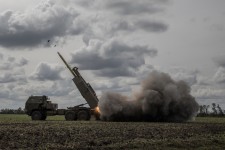 A Himars system on Ukraine’s Southern front in September 2022. ADRIENNE SURPRENANT/MYOP FOR WSJ