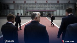 Viktor Orban arrives in Moscow © Twitter / Viktor Orban