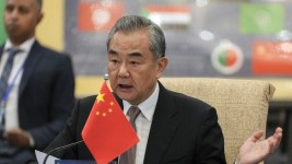 Chinese Foreign Minister Wang Yi. © AFP / Andy Wong/POOL/AFP