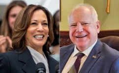 Vice President Kamala Harris and Minnesota Gov. Tim Walz. (Getty Images)