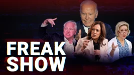 Roll up, roll up, the Democratic freak show is in town with Kamala Harris, Tim and Gwen Walz and Joe Biden the stars of the show.