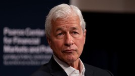 JP Morgan CEO Jamie Dimon is convinced WW3 is already here. Picture: Al Drago/Bloomberg via Getty Images