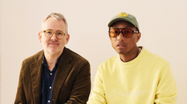 Morgan Neville and Pharrell Williams of 'Piece by Piece' pose in the Getty Images Portrait Studio Presented by IMDb and IMDbPro during the Toronto International Film Festival.Photograph: Gareth Cattermole/Getty Images