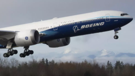 Le programme du 777X, dernier né de Boeing, retardé par un problème de certification, le 25 janvier 2020 à Everett (nord-ouest) © Jason Redmond / AFP/Archives