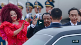 Le président camerounais Paul Biya à son arrivée à l'aéroport international de Pékin, le 4 septembre 2024, pour le Forum sur la coopération sino-africaine (FOCAC). © Wu Hao, AFP