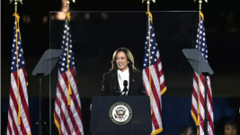 Kamala Harris à Washington, le 29 octobre 2024. © Brendan Smialowski, AFP