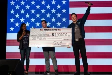 Elon Musk awards $1,000,000 during an America PAC town hall in Lancaster, Pennsylvania, on Oct. 26. Photographer: Samuel Corum/Getty Images