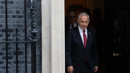 FILE PHOTO: Israel's PM Benjamin Netanyahu leaves Downing Street 10 on March 24, 2023 in London ©  Carl Court / Getty Images