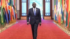 FILE PHOTO: Kenyan President William Ruto arrives for the opening ceremony of the 2024 Summit of the Forum on China-Africa Cooperation (FOCAC) in Beijing, Sept. 5, 2024. ©  Global Look Press/Xinhua/Li He