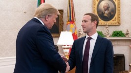 File photo: US President Donald Trump and Meta CEO Mark Zuckerberg at the White House, September 20, 2019. ©  Global Look Press