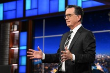 Talk show Stephen Colbert claimed that the 2024 election results proved that American voters don't care about democracy. Scott Kowalchyk/CBS