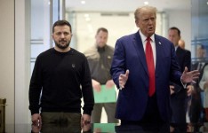 Photo: Service de presse de la présidence ukrainienne Agence France-Presse Le président ukrainien Volodymyr Zelensky a rencontré Donald Trump le 27 septembre dernier à New York.