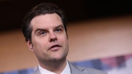 Florida GOP Rep. Matt Gaetz speaks at a press conference on the debt limit and the Freedom Caucus' plan for spending reduction at the US Capitol on March 28, 2023, in Washington, DC. Kevin Dietsch/Getty Images