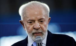 View image in fullscreen The hospital attributed the intracranial haemorrhage to a domestic accident Lula suffered in October, when he fell while taking a shower. Photograph: Adriano Machado/Reuters