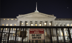 The US treasury building. Workstations and some unclassified documents were accessed in the breach, the treasury said. Photograph: Anadolu/Getty Images