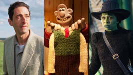 Adrien Brody, Wallace from Wallace and Gromit, and Cynthia Erivo