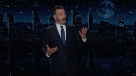 Jimmy Kimmel gives his opening monologue on "Jimmy Kimmel Live!" on Monday, January 13. from ABC