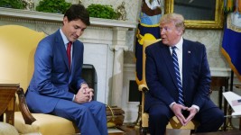 FILE PHOTO: Canadian Prime Minister Justin Trudeau and US President Donald Trump ©  Alex Wong / Getty Images