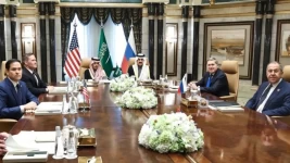 Getty Images / Top officials from the US and Russia met in Riyadh on Tuesday in the first such summit for years