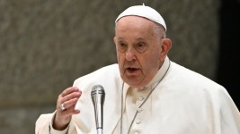 Le pape François, âgé de 88 ans, est hospitalisé depuis le 14 février. PHOTO : GETTY IMAGES / ALBERTO PIZZOLI / AFP