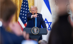 US president Donald Trump unveiled his surprise plan for the US to take over Gaza, without providing specifics, at a joint press conference with visiting Israeli prime minister Benjamin Netanyahu. Photograph: Jim Lo Scalzo/EPA