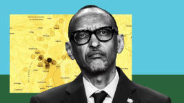 Paul Kagame © FT montage/Bloomberg