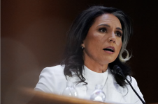 Tulsi Gabbard testifies during her Senate confirmation hearing last month. Photograph: Nathan Howard/Reuters