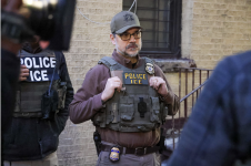 The New York City Fugitive Operations Team, joined by ICE Acting Director Caleb Vitello, conducts enforcement operations Jan. 28 in New York. (U.S. Immigration and Customs Enforcement/Getty Images)