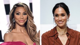 Tamar Braxton and Meghan, Duchess of Sussex. Paras Griffin/Getty Images/Nathalia Angarita/Reuters