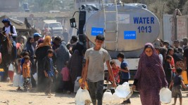 Privées d’électricité, les usines de dessalement ne pourront pas produire d'eau potable pour les Gazaouis. (Photo d'archives) PHOTO : AFP / EYAD BABA