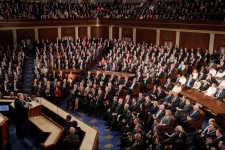 President Donald Trump addresses a joint session of Congress on Capitol Hill in Washington, Feb. 28, 2017. J. Scott Applewhite/AP, FILES