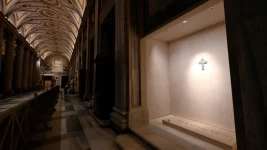 Reuters / The late pope was laid to rest at the Santa Maria Maggiore church in a private ceremony following his public funeral on Saturday
